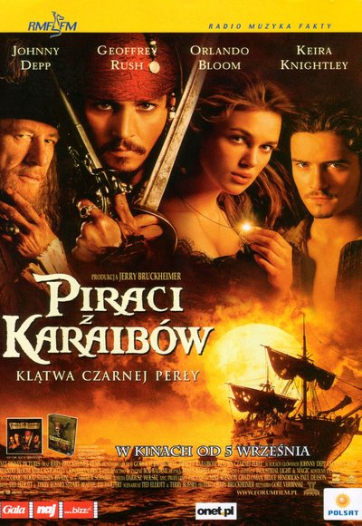 Plakat Filmu Piraci z Karaibów: Klątwa Czarnej Perły (2003) [Lektor PL] - Cały Film CDA - Oglądaj online (1080p)